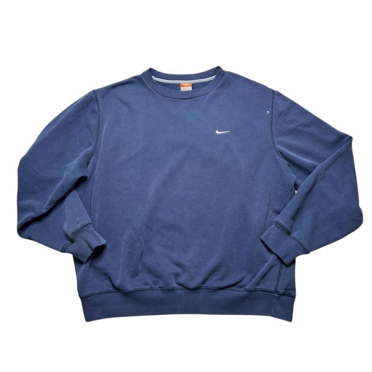Nike Sweatshirt Mens Xl Blue Athletic Dept Vintage Y2k Embroidered Swoosh Crew